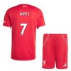 Liverpool Wirtz 7 Børn Hjemme 2025-26 - Fodboldtrøjer (S/S)